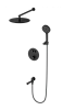 Душевая система Wonzon &amp; Woghand с термостатом, встраиваемая, черный матовый (WW-88929010-MB)