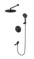 Душевая система Wonzon & Woghand с термостатом, встраиваемая, черный матовый (WW-88929010-MB) Душевая система Wonzon & Woghand с термостатом, встраиваемая, черный матовый (WW-88929010-MB)