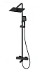 Душевая система Wonzon &amp; Woghand с термостатом, черный матовый (WW-88739901-MB)