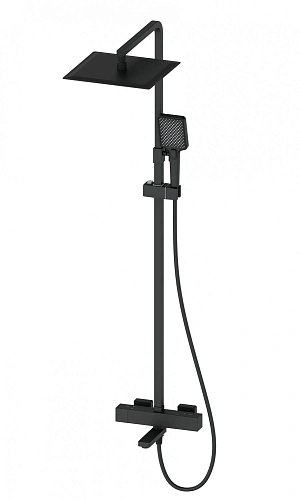 Душевая система Wonzon & Woghand с термостатом, черный матовый (WW-88739901-MB) Душевая система Wonzon & Woghand с термостатом, черный матовый (WW-88739901-MB)