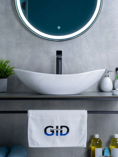 Раковина Gid Ws9811 54468 накладная под камень глянцевая 61x37x15 Раковина Gid Ws9811 54468 накладная под камень глянцевая 61x37x15