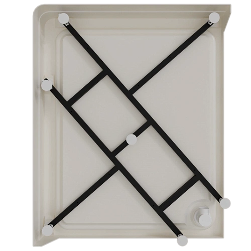 Душевой поддон Radomir Дрим 90х100 1-11-0-2-0-121 правый, прямоугольный поддон с каркасом и сифоном Душевой поддон Radomir Дрим 90х100 1-11-0-2-0-121 правый, прямоугольный поддон с каркасом и сифоном