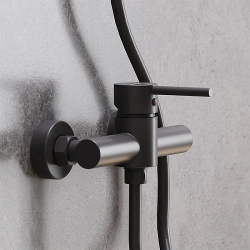 Смеситель для душа Damixa Scandinavian Pure 362000300 черный Смеситель для душа Damixa Scandinavian Pure 362000300 черный