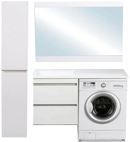 Тумба под раковину Style Line Даллас 110 люкс PLUS эмаль белый СС-00002350 Тумба под раковину Style Line Даллас 110 люкс PLUS эмаль белый СС-00002350