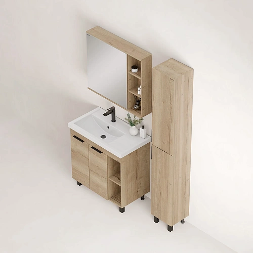 Тумба под раковину Onika Легран 80 см 108063 напольная, дуб галифакс (для Фостер 80 Пр.) Тумба под раковину Onika Легран 80 см 108063 напольная, дуб галифакс (для Фостер 80 Пр.)