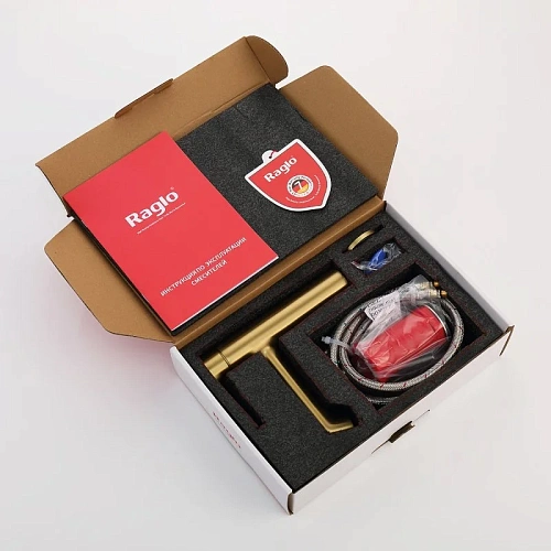 Смеситель для раковины Raglo R20.10.03, золотой сатин Смеситель для раковины Raglo R20.10.03, золотой сатин