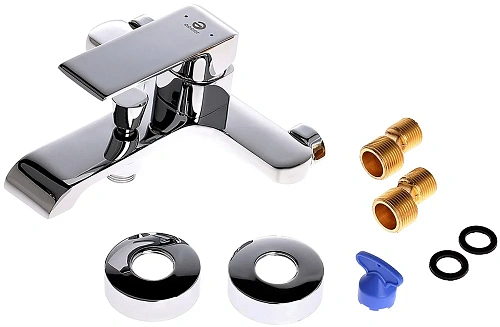 Смеситель для ванны STWORKI Вестерос VS-03cr , однорычажный, латунь, настенный, российский 550768 Смеситель для ванны STWORKI Вестерос VS-03cr , однорычажный, латунь, настенный, российский 550768