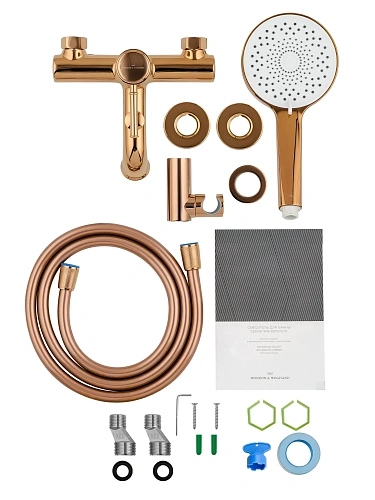 Смеситель для ванны Wonzon & Woghand TOR розовое золото (WW-88037073-RG) Смеситель для ванны Wonzon & Woghand TOR розовое золото (WW-88037073-RG)