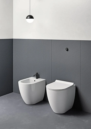 Биде напольное GSI PURA биде белый матовый (8862109) Биде напольное GSI PURA биде белый матовый (8862109)