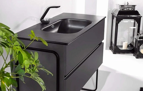 Тумба под раковину Armadi Art Vallessi 837-080-A mat 80x46cm АНТРАЦИТ мат Тумба под раковину Armadi Art Vallessi 837-080-A mat 80x46cm АНТРАЦИТ мат