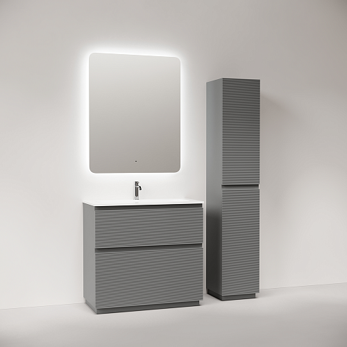 Тумба под раковину SANCOS Folk Floor FL90FES 890х445х850 Ergraut soft, напольная Тумба под раковину SANCOS Folk Floor FL90FES 890х445х850 Ergraut soft, напольная