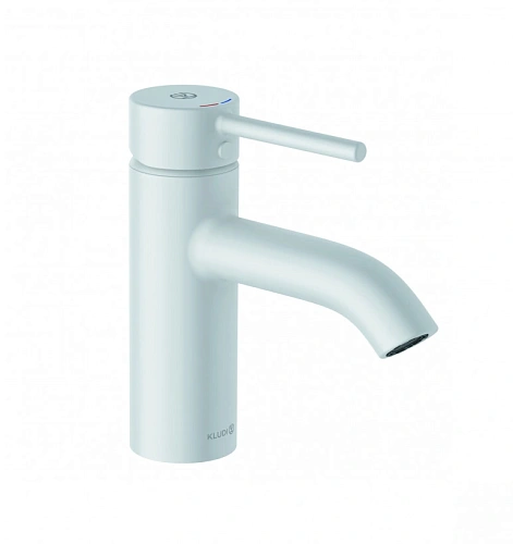 Смеситель для раковины Kludi BOZZ 382665376 белый матовый Смеситель для раковины Kludi BOZZ 382665376 белый матовый