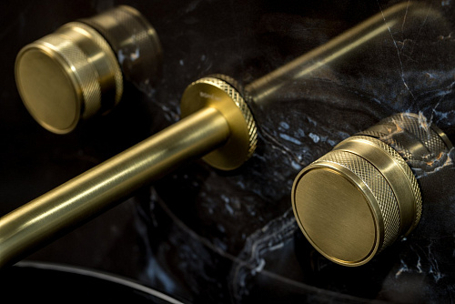 Смеситель для раковины Boheme PRESTIGE MAT GOLD встраиваемый 152-2-MG-PR Смеситель для раковины Boheme PRESTIGE MAT GOLD встраиваемый 152-2-MG-PR