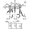 Смеситель на борт ванны GROHE Plus (23845003) на 3 отверстия Смеситель на борт ванны GROHE Plus (23845003) на 3 отверстия