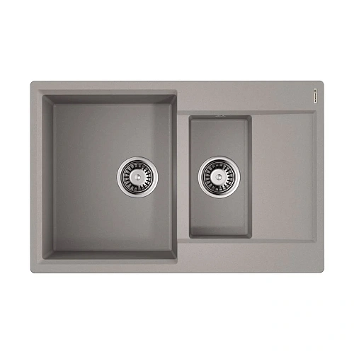 Кухонная мойка Omoikiri Daisen 78-2T-GR Tetogranit/leningrad grey 4993585 Кухонная мойка Omoikiri Daisen 78-2T-GR Tetogranit/leningrad grey 4993585