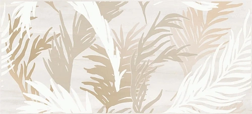 Вставка Cersanit Atria листья бежевый 20x44 15917 Вставка Cersanit Atria листья бежевый 20x44 15917