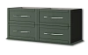 Тумба под раковину CEZARES TIFFANY с 4-мя выдвижными ящиками 55332 Verde opaco, 120x46x55