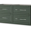 Тумба под раковину CEZARES TIFFANY с 4-мя выдвижными ящиками 55332 Verde opaco, 120x46x55 Тумба под раковину CEZARES TIFFANY с 4-мя выдвижными ящиками 55332 Verde opaco, 120x46x55