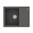 Кухонная мойка Lemark IMANDRA 640 врезная из кварцгранита, с крылом, серый шелк 9910023 Кухонная мойка Lemark IMANDRA 640 врезная из кварцгранита, с крылом, серый шелк 9910023