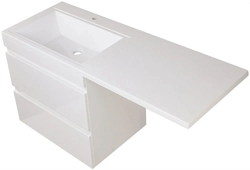 Тумба под раковину Style Line Даллас 130 люкс PLUS эмаль белый СС-00002352 Тумба под раковину Style Line Даллас 130 люкс PLUS эмаль белый СС-00002352