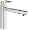 Смеситель для кухни GROHE Concetto со средним изливом, суперсталь (31128DC1) Смеситель для кухни GROHE Concetto со средним изливом, суперсталь (31128DC1)