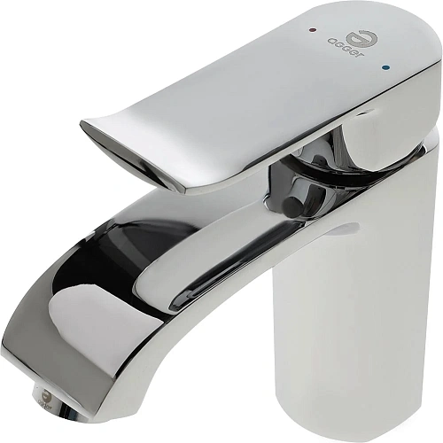 Смеситель для раковины STWORKI Бурос BU-01cr , однорычажный, латунь, российский, с аэратором 549883 Смеситель для раковины STWORKI Бурос BU-01cr , однорычажный, латунь, российский, с аэратором 549883