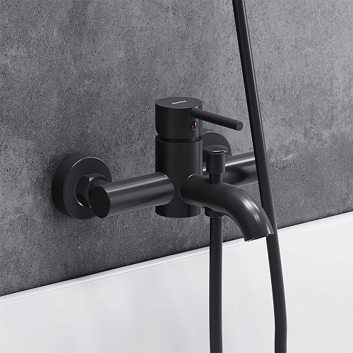 Смеситель для ванны Damixa Scandinavian Pure 361000300 черный Смеситель для ванны Damixa Scandinavian Pure 361000300 черный