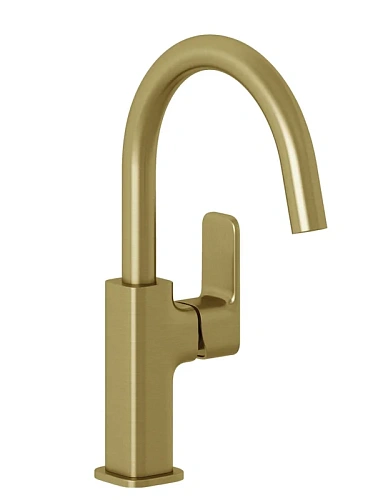 Смеситель для раковины Kludi RENON 42028N075 брашированное золото Смеситель для раковины Kludi RENON 42028N075 брашированное золото