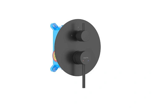 Смеситель для ванны Aquatek ЕВРОПА AQ1346MB Черный матовый, встраиваемый Смеситель для ванны Aquatek ЕВРОПА AQ1346MB Черный матовый, встраиваемый