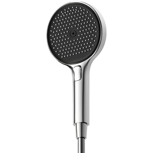 Душевая лейка Sancos Nok round SC6001CH-B диаметр 130 мм, 3 режима, хром/черный матовый Душевая лейка Sancos Nok round SC6001CH-B диаметр 130 мм, 3 режима, хром/черный матовый