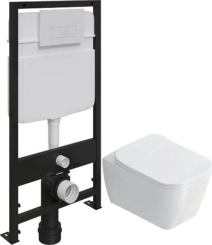 Комплект Унитаз подвесной STWORKI Монтре SETK3204-2616 безободковый, с микролифтом + Система инсталл 559958 Комплект Унитаз подвесной STWORKI Монтре SETK3204-2616 безободковый, с микролифтом + Система инсталл 559958