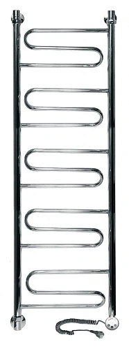 Полотенцесушитель электрический Ника Curve ЛZ ВП 120 x 40 см с полкой, с терморегулятором ЛZ ВП 120/40-5-e Полотенцесушитель электрический Ника Curve ЛZ ВП 120 x 40 см с полкой, с терморегулятором ЛZ ВП 120/40-5-e