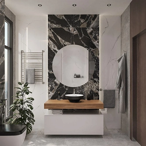 Комплект мебели STWORKI Ольборг 120 столешница дуб французский, без отверстий, 2 тумбы 60, с раковин 536634 Комплект мебели STWORKI Ольборг 120 столешница дуб французский, без отверстий, 2 тумбы 60, с раковин 536634