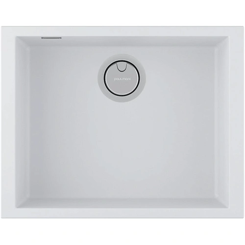 Кухонная мойка Paulmark NEO CLASSIC 56 PM965644-WH, WHITE, 560х435 мм Кухонная мойка Paulmark NEO CLASSIC 56 PM965644-WH, WHITE, 560х435 мм