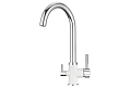 Смеситель для кухни Granula 3168, XРОМ/АРКТИК Смеситель для кухни Granula 3168, XРОМ/АРКТИК