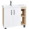 Тумба под раковину GROSSMAN ФЛАЙ-80 см дуб сонома/белая (ум.Фостер-80 Пр) напольная 108001 Тумба под раковину GROSSMAN ФЛАЙ-80 см дуб сонома/белая (ум.Фостер-80 Пр) напольная 108001
