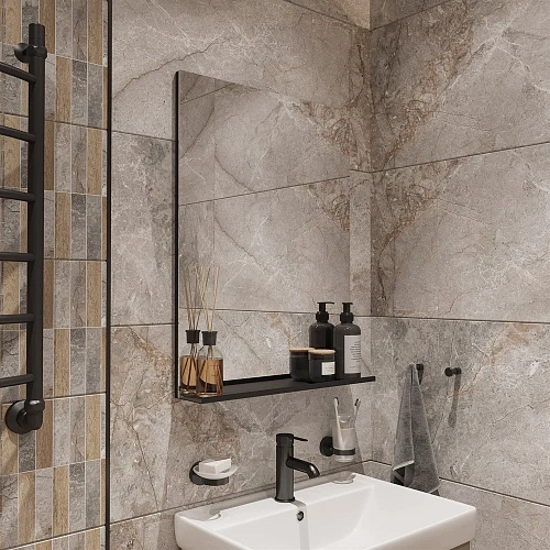 Комплект мебели DIWO Воронеж 60 напольная, ореховый дубослив, с сифоном 579749 Комплект мебели DIWO Воронеж 60 напольная, ореховый дубослив, с сифоном 579749