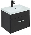 Тумба под раковину Aquanet Верона 50 черный матовый 00272430 Тумба под раковину Aquanet Верона 50 черный матовый 00272430