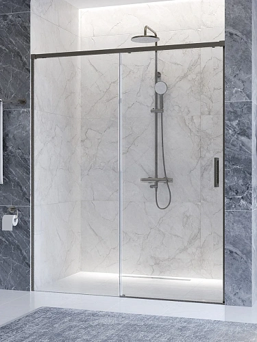 Душевая дверь CEZARES PLANE-BF-1-160-C-GM 160 см Душевая дверь CEZARES PLANE-BF-1-160-C-GM 160 см