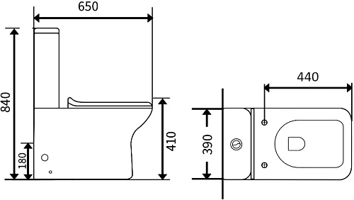 Унитаз напольный STWORKI Вестерос VS-01un безободковый, с сиденьем микролифт 549964 компакт Унитаз напольный STWORKI Вестерос VS-01un безободковый, с сиденьем микролифт 549964 компакт