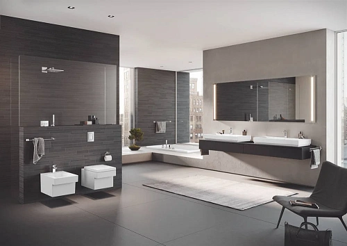 Полотенцедержатель GROHE Essentials Cube, хром (40624001) Полотенцедержатель GROHE Essentials Cube, хром (40624001)