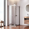 Душевой уголок AM.PM Sunny W87G-403-10080-MT 100x80 серебро, стекло прозрачное Душевой уголок AM.PM Sunny W87G-403-10080-MT 100x80 серебро, стекло прозрачное