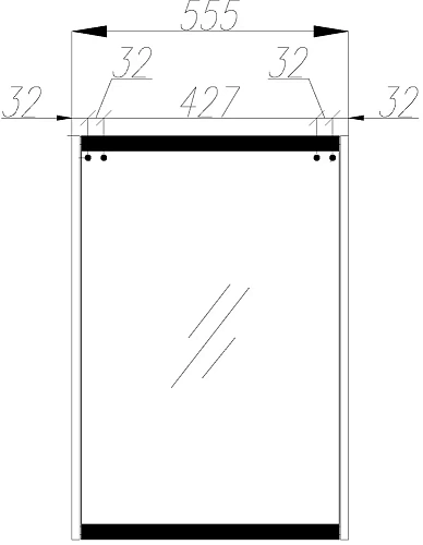 Зеркальный шкаф STWORKI Кронборг 55 см , навесной , в стиле лофт , черная , левый , прямоугольный 47 477540 Зеркальный шкаф STWORKI Кронборг 55 см , навесной , в стиле лофт , черная , левый , прямоугольный 47 477540