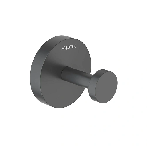 Крючок Aquatek БЕТТА AQ4601MB черный матовый Крючок Aquatek БЕТТА AQ4601MB черный матовый