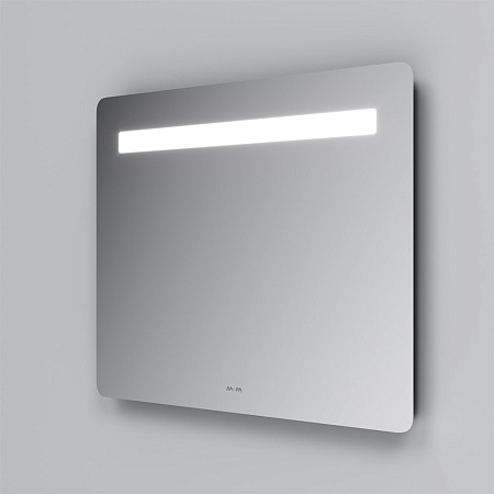 Зеркало AM.PM Gem M90MOX0801WG настенное с LED-подсветкой, 80 см Зеркало AM.PM Gem M90MOX0801WG настенное с LED-подсветкой, 80 см