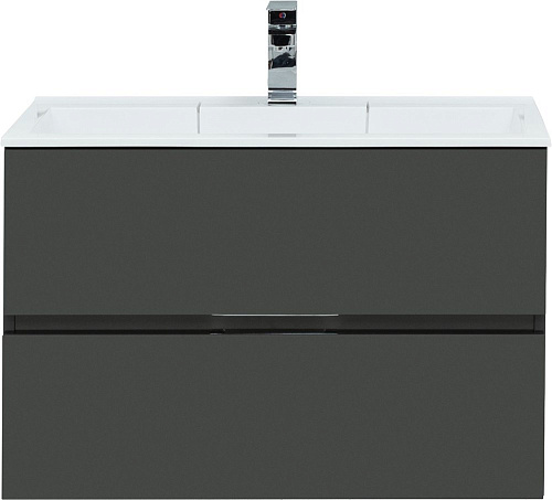 Тумба под раковину Aquanet Алвита 80 серый антрацит 00215120 Тумба под раковину Aquanet Алвита 80 серый антрацит 00215120