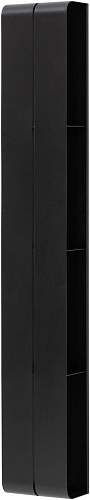 Полка Aquanet Магнум H 20x130 черная матовая, вертикальная 00326459 Полка Aquanet Магнум H 20x130 черная матовая, вертикальная 00326459