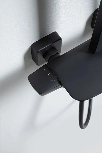 Душевая система Allen Brau Infinity 5.21030-31 черный матовый Душевая система Allen Brau Infinity 5.21030-31 черный матовый