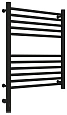 Полотенцесушитель электрический Сунержа Богема 3.0 прямая 600х500 МЭМ левый 31-5804-6050 Матовый чер Полотенцесушитель электрический Сунержа Богема 3.0 прямая 600х500 МЭМ левый 31-5804-6050 Матовый чер