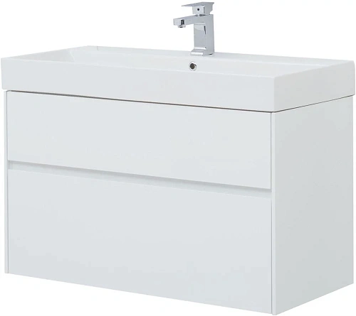 Тумба под раковину Aquanet Бруклин 100 белый 00203961 Тумба под раковину Aquanet Бруклин 100 белый 00203961